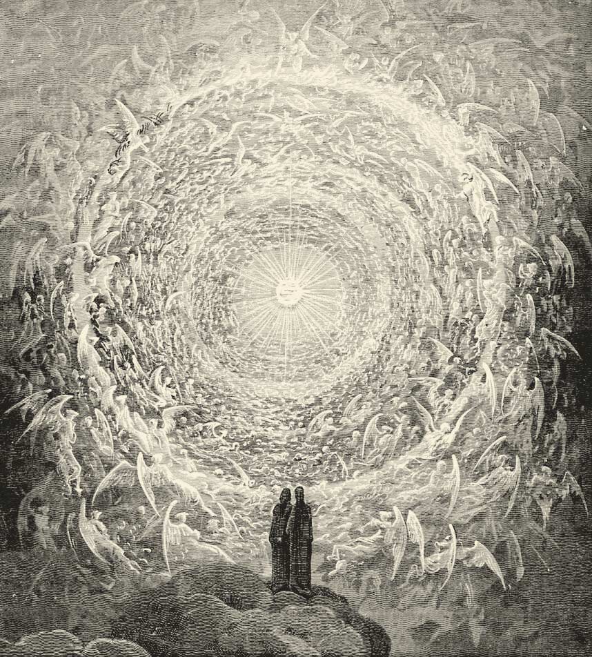 God and Angels by Gustave Doré