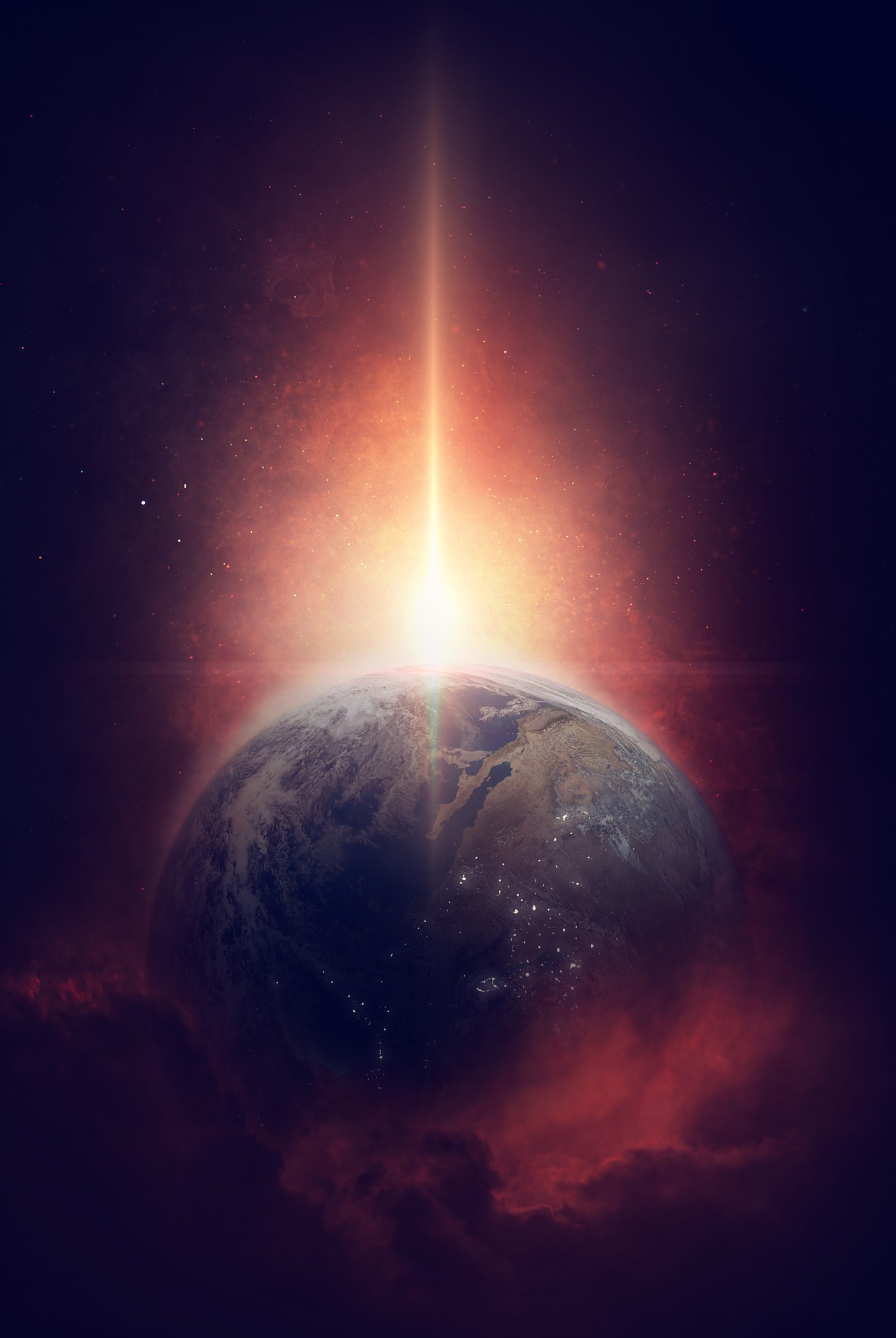 Sun and Earth