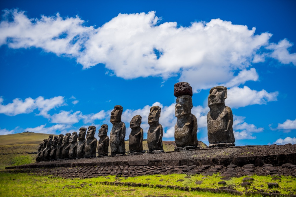 Moai statues, Easter Island