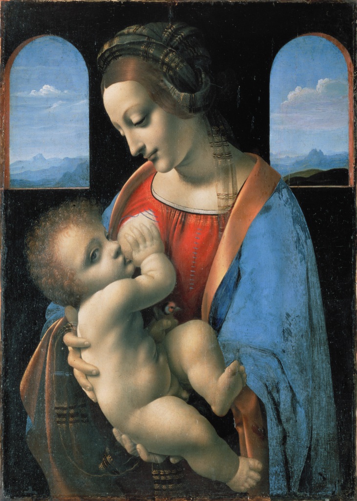 Breastfeeding Mary (Madonna Litta)