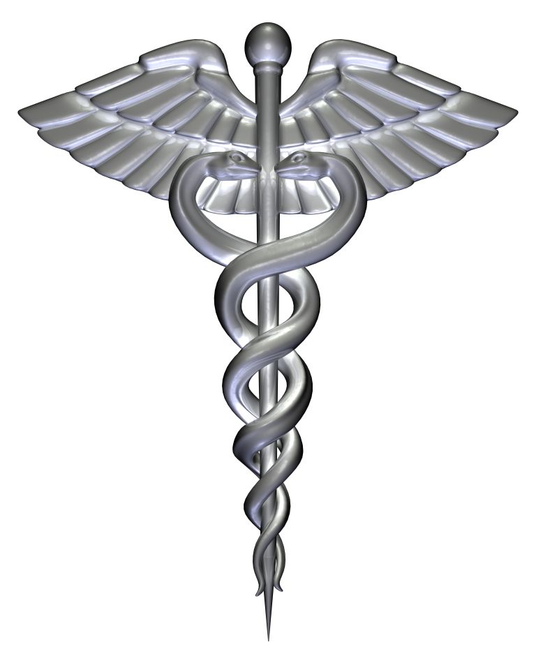 Silver Caduceus