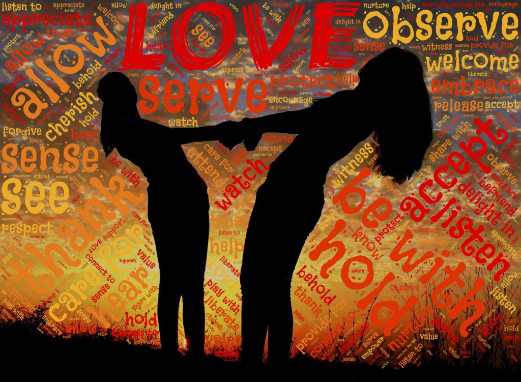 Supportive love system graphic