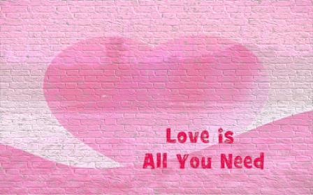 Pink wall of Love