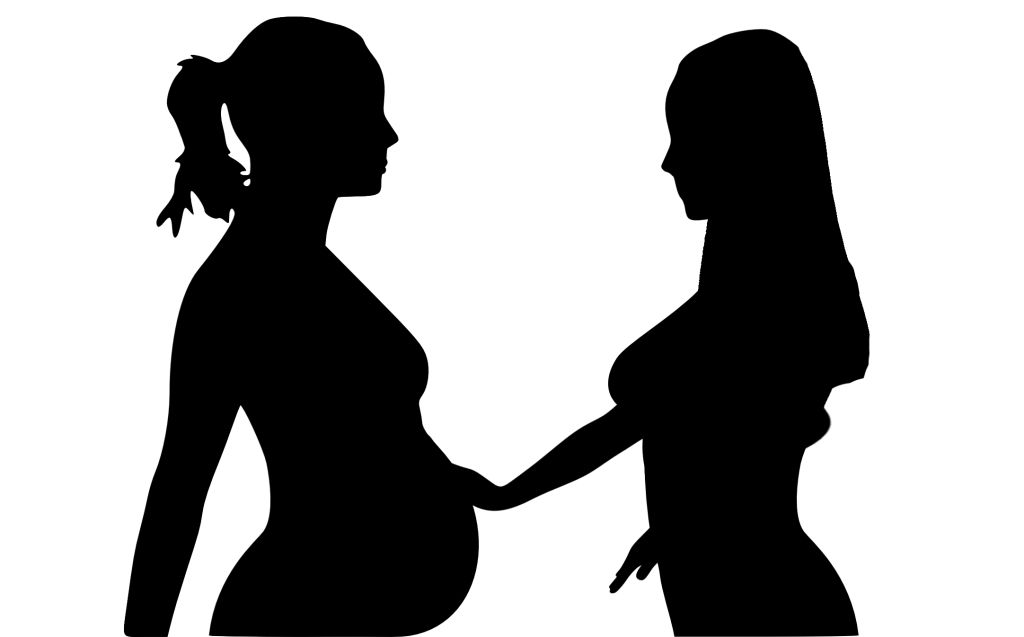 Midwifery silhouette