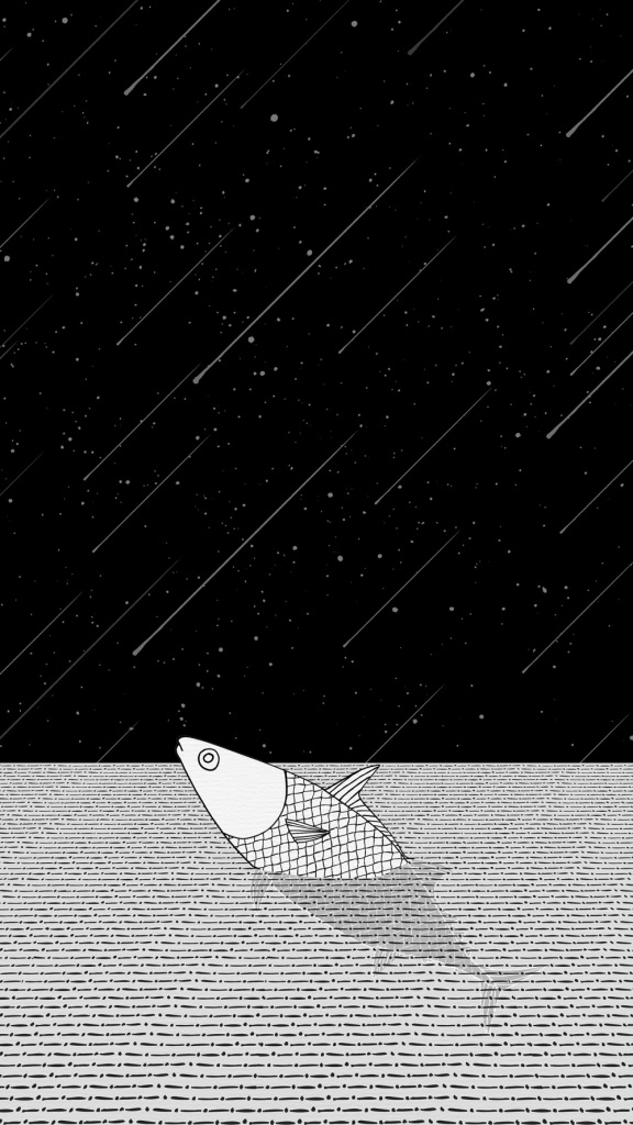 Fish B&W picture