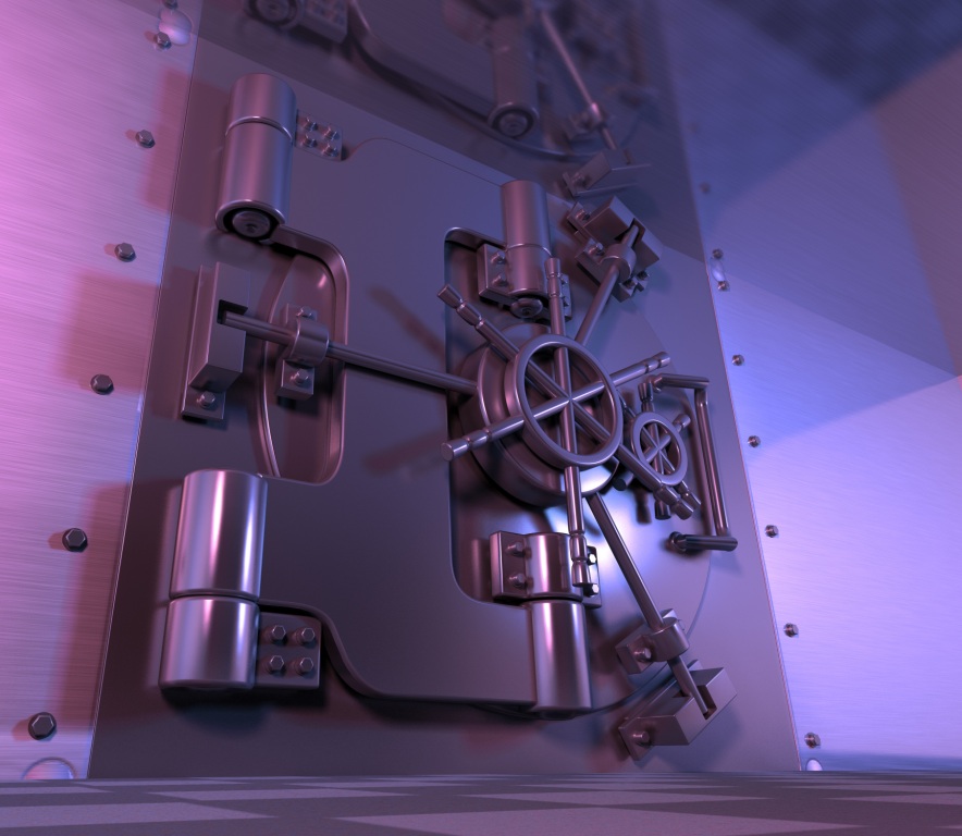 Safe vault door