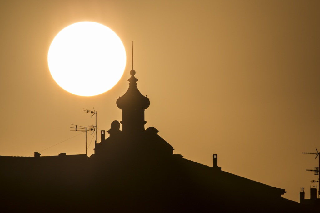 Sun from the roof