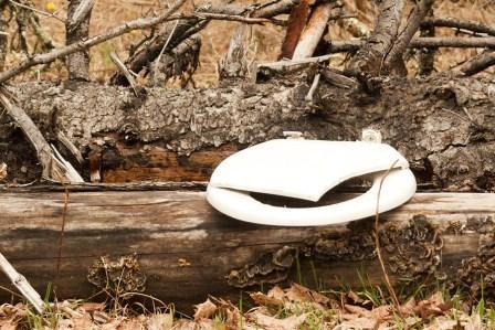 Broken toilet