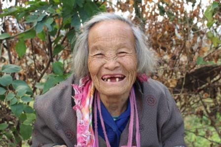 Smiling Old Woman