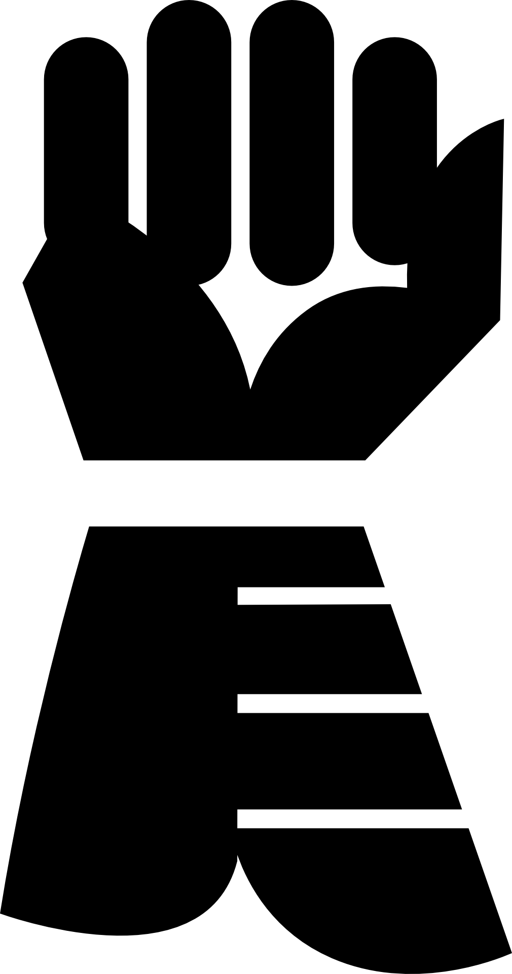 Gauntlet silhouette