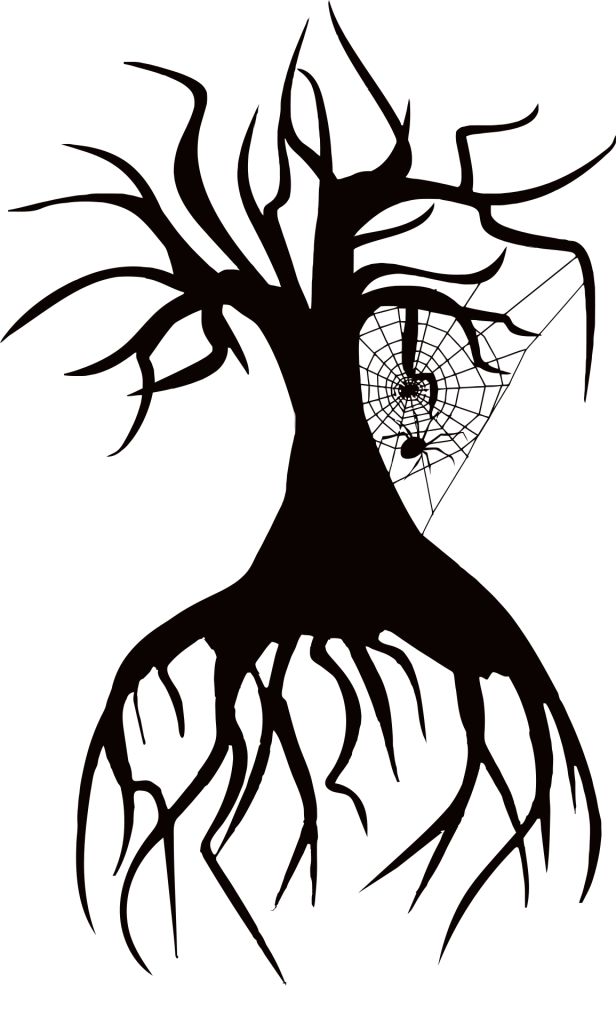 Tree-Roots silhouette