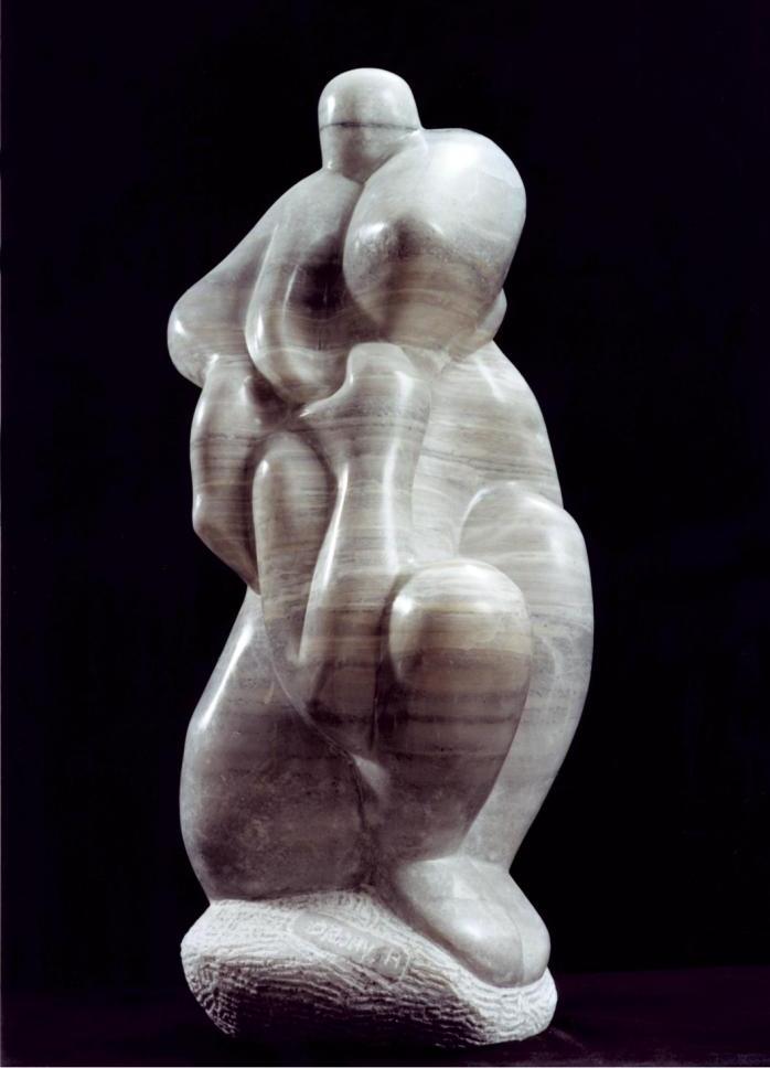 Child on woman's back